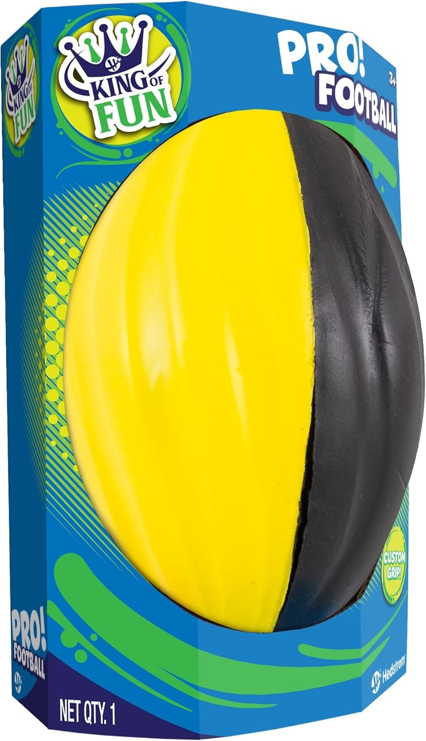 Hedstrom 8″ Turbo 2-Color Foam Football Boxed