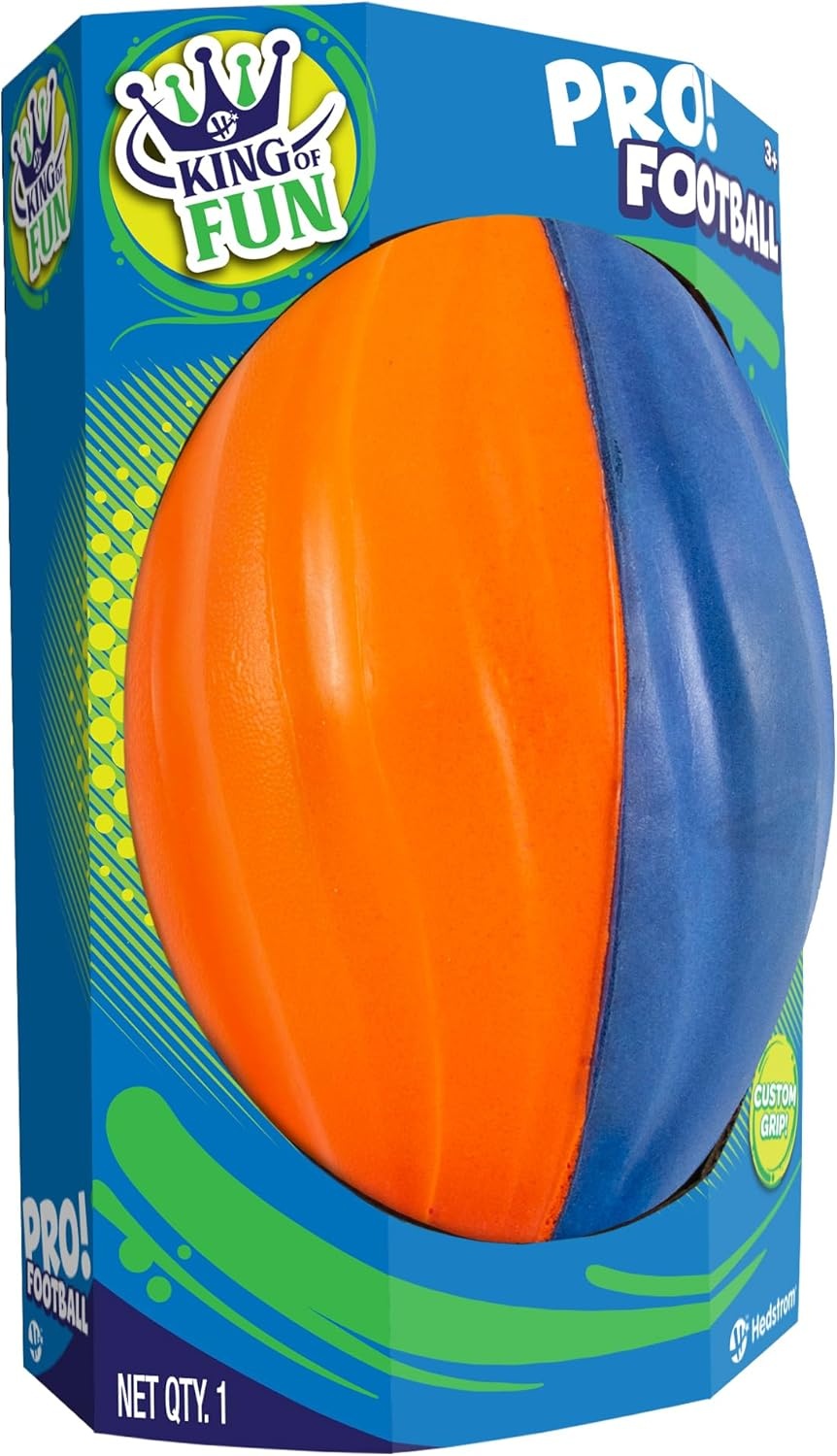 Hedstrom 8″ Turbo 2-Color Foam Football Boxed - view 3