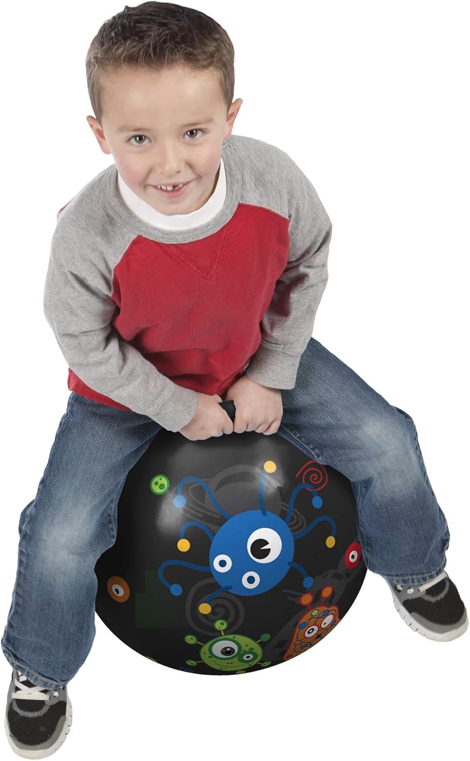 Hedstrom Hopper Ball, Hopping Ball, Jumping Ball, Flowers, 18 Inch(Monsters) - view 2