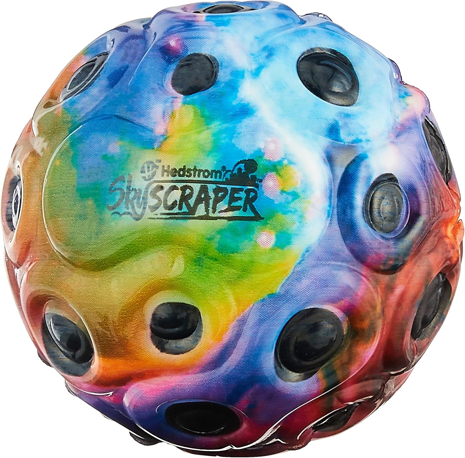 Hedstrom Skyscraper High Bounce Balls Pack of 12(Assorted Designs), 68 mm