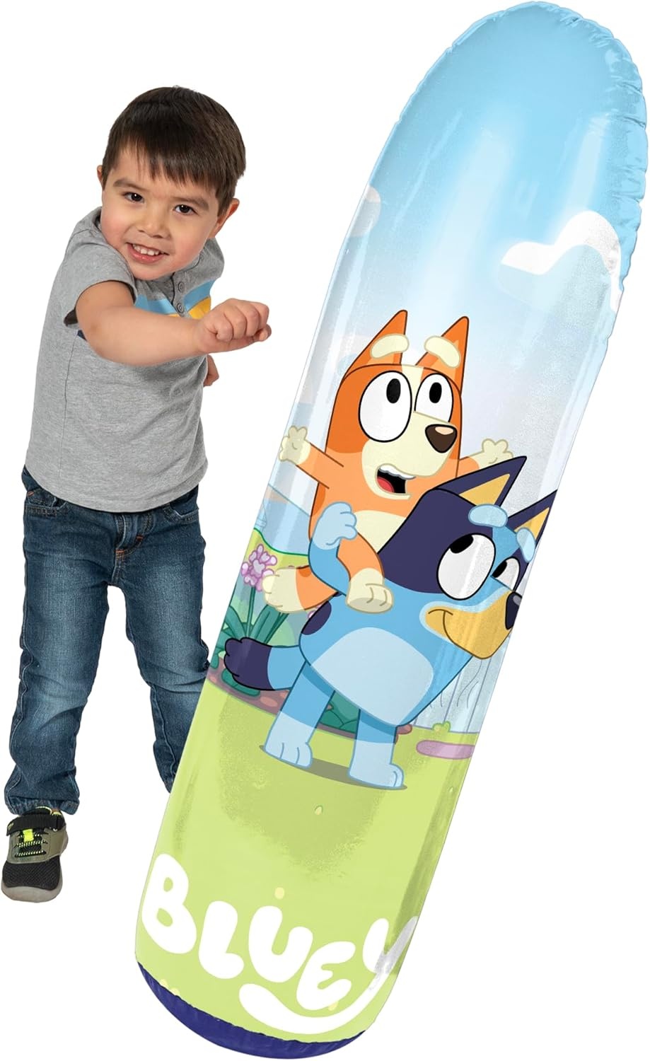Bluey Bop Bag – Inflatable Punching Bag for Kids Ages 4 and Up, Inflates to 42 Inches - view 2