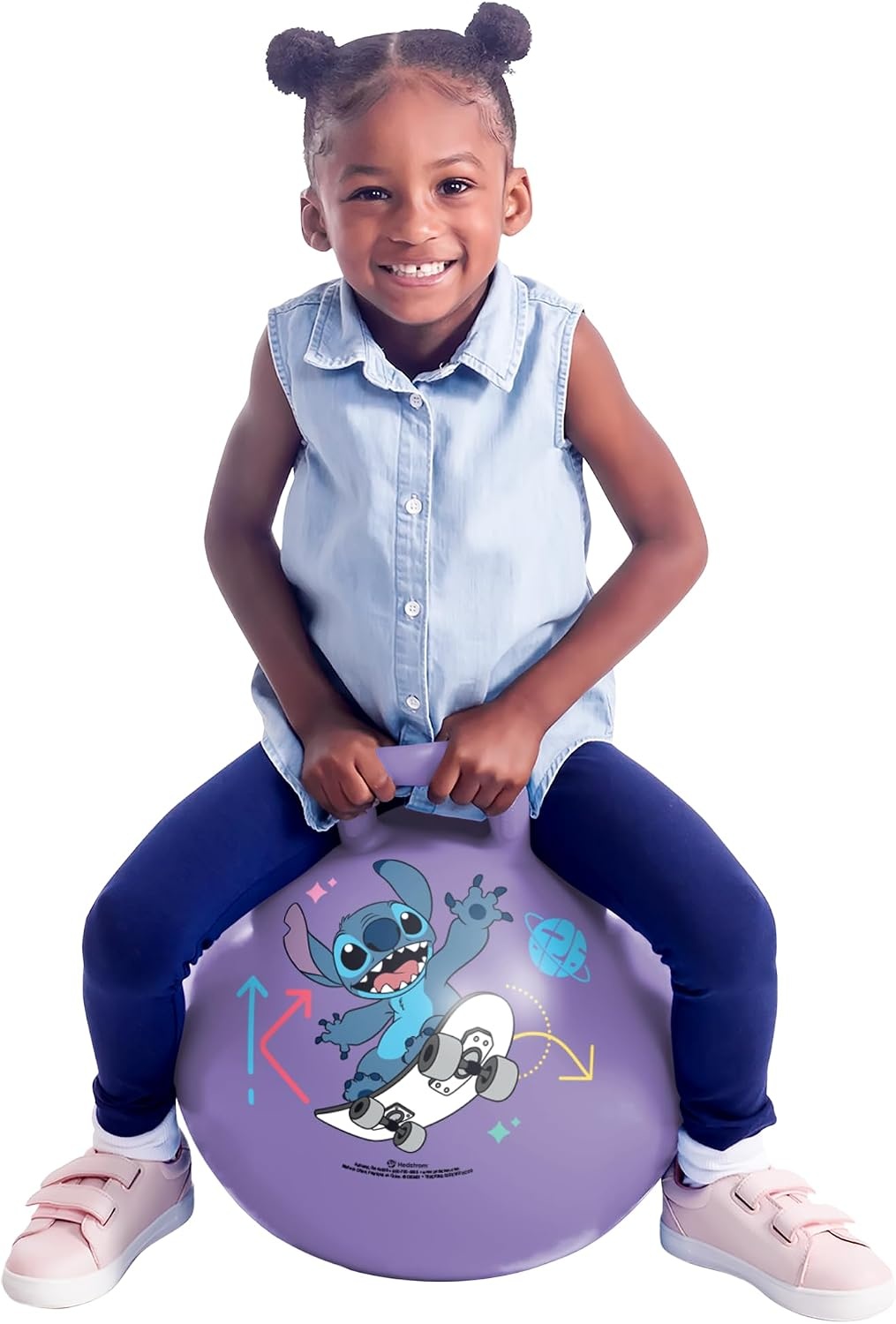 Hedstrom Disney Stitch Hopper Ball, Jumping Ball for Kids, 15 Inch (55-9733) - view 2