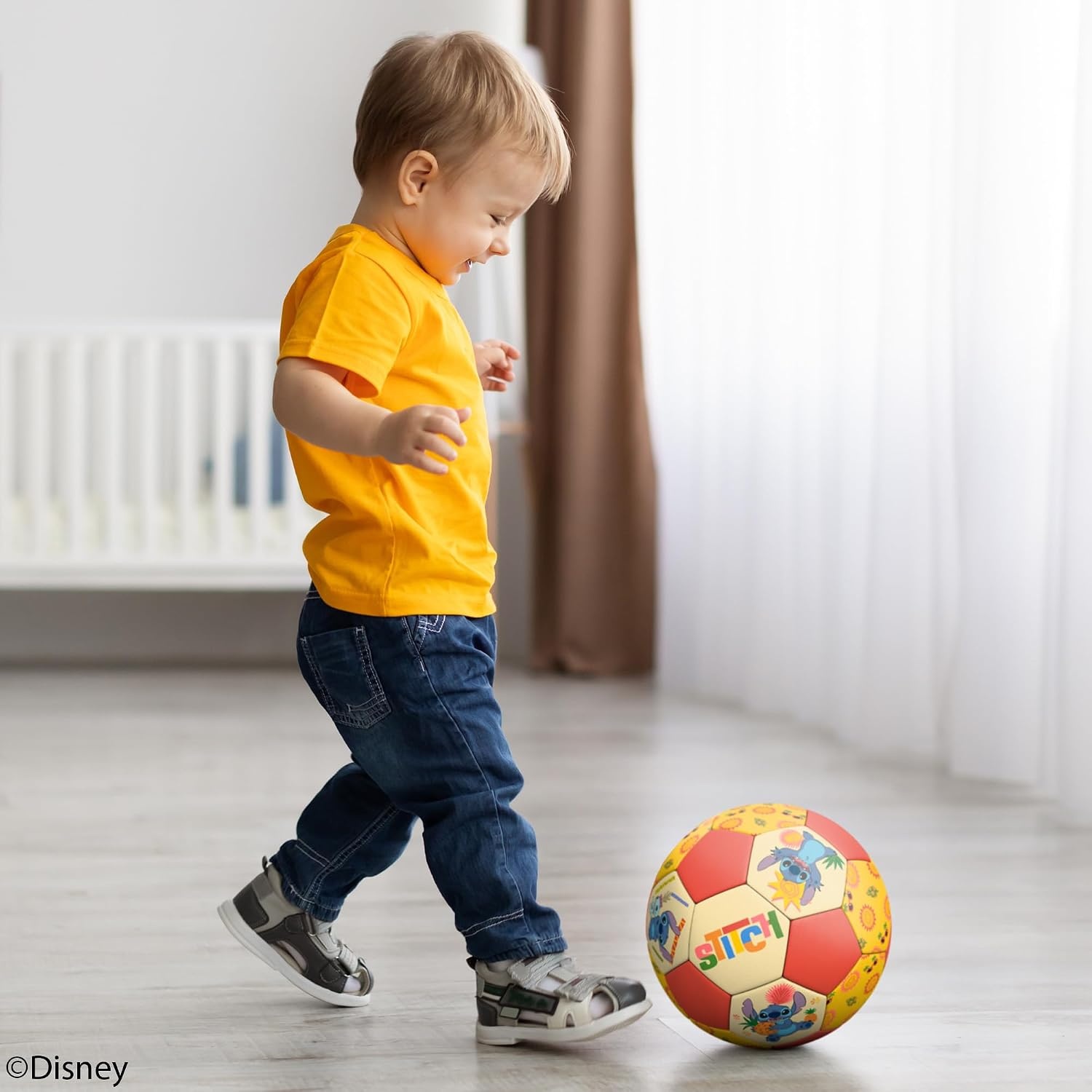 Soccer Ball 7 Inch for Kids 3+ Years Old, Ships Deflated, Bluey Jr(Stitch Jr) - view 2