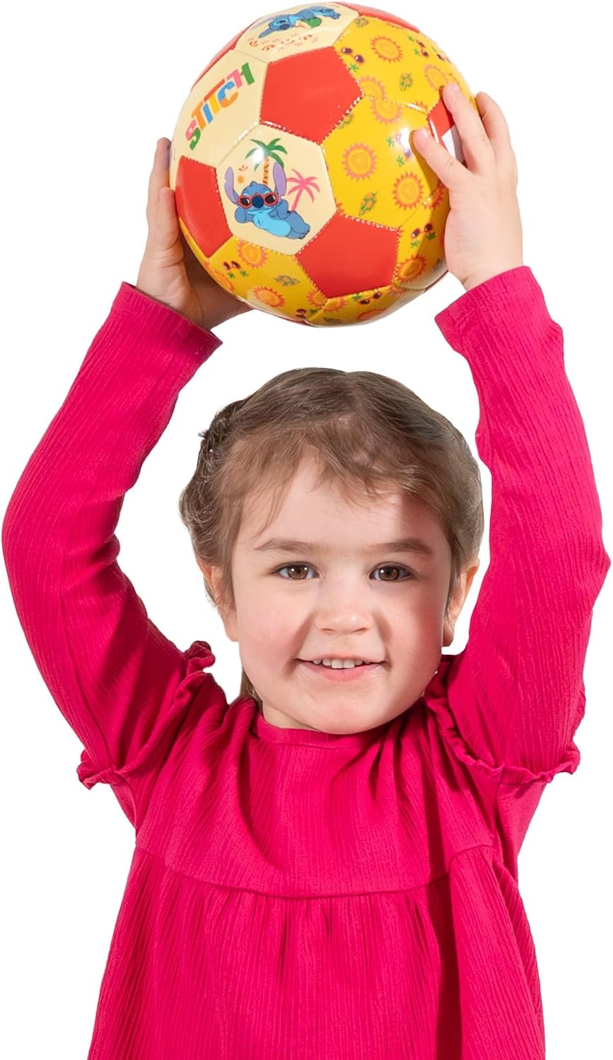 Soccer Ball 7 Inch for Kids 3+ Years Old, Ships Deflated, Bluey Jr(Stitch Jr) - view 5