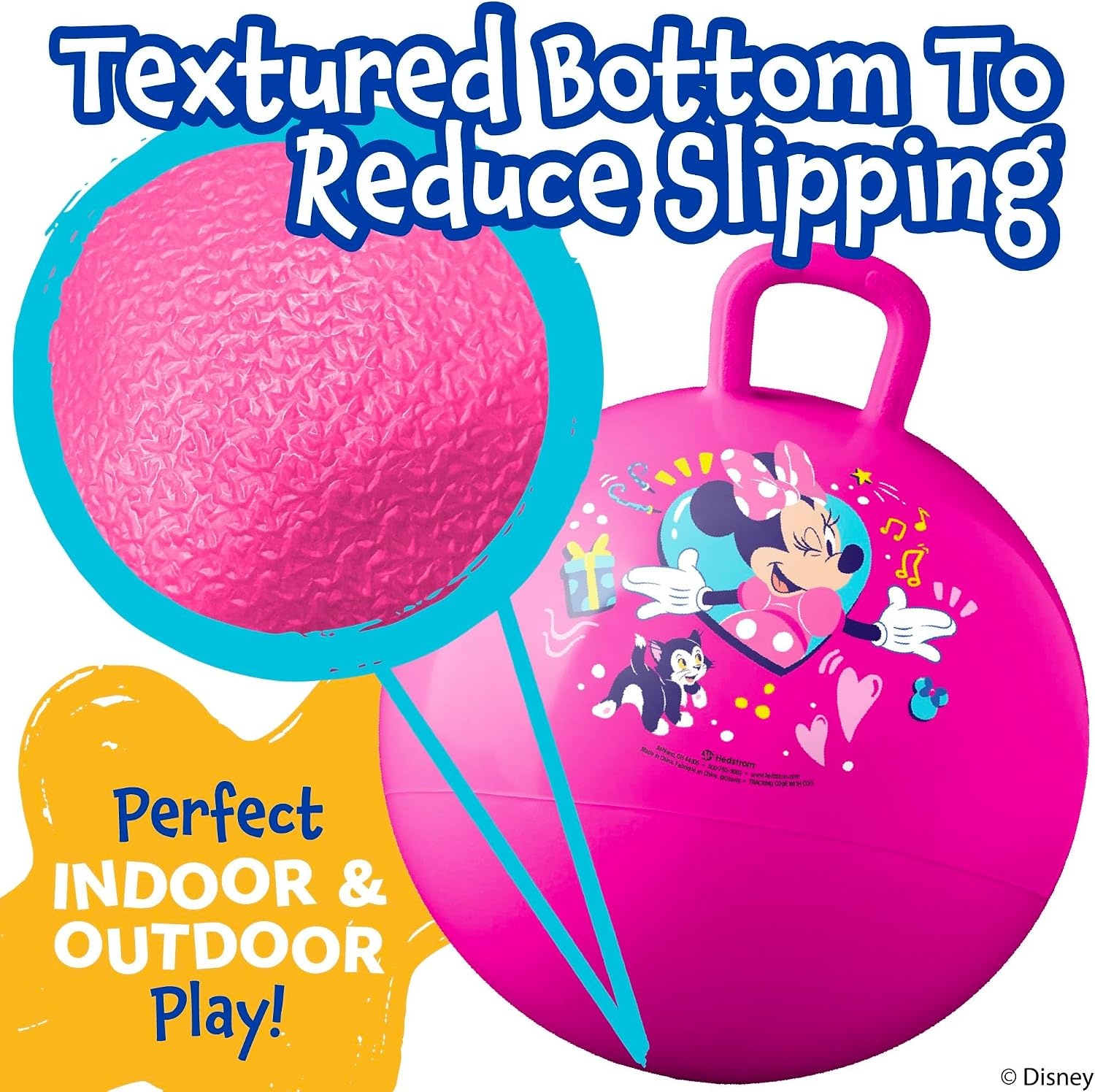 Hedstrom Hopper Ball, Jumping Ball for Kids, 15 Inch, Mickey Mouse(Minnie Mouse) - view 5