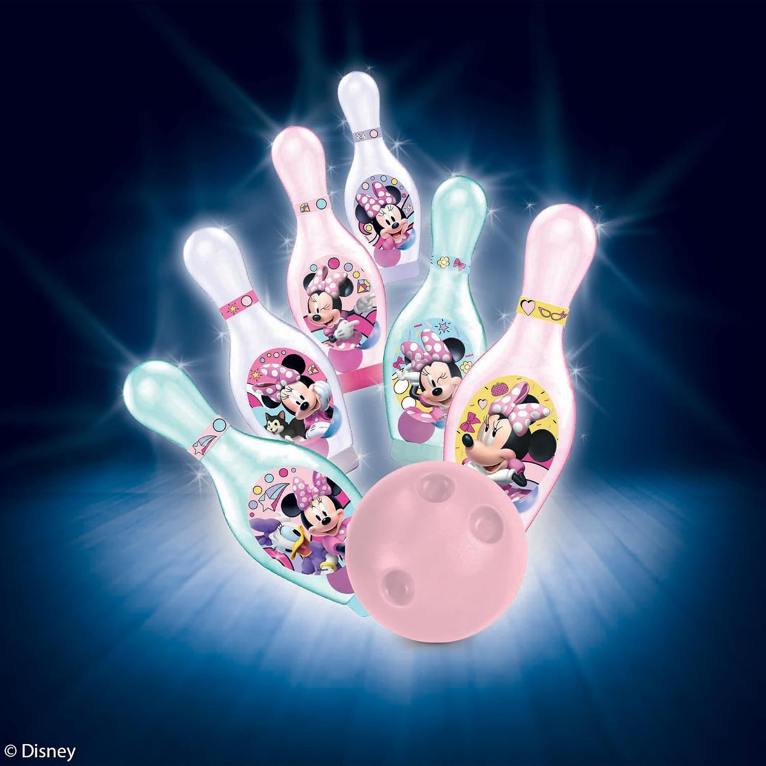 Hedstrom Light Up Bowling Set Game, Spidey & Friends(Minnie Mouse) - view 3