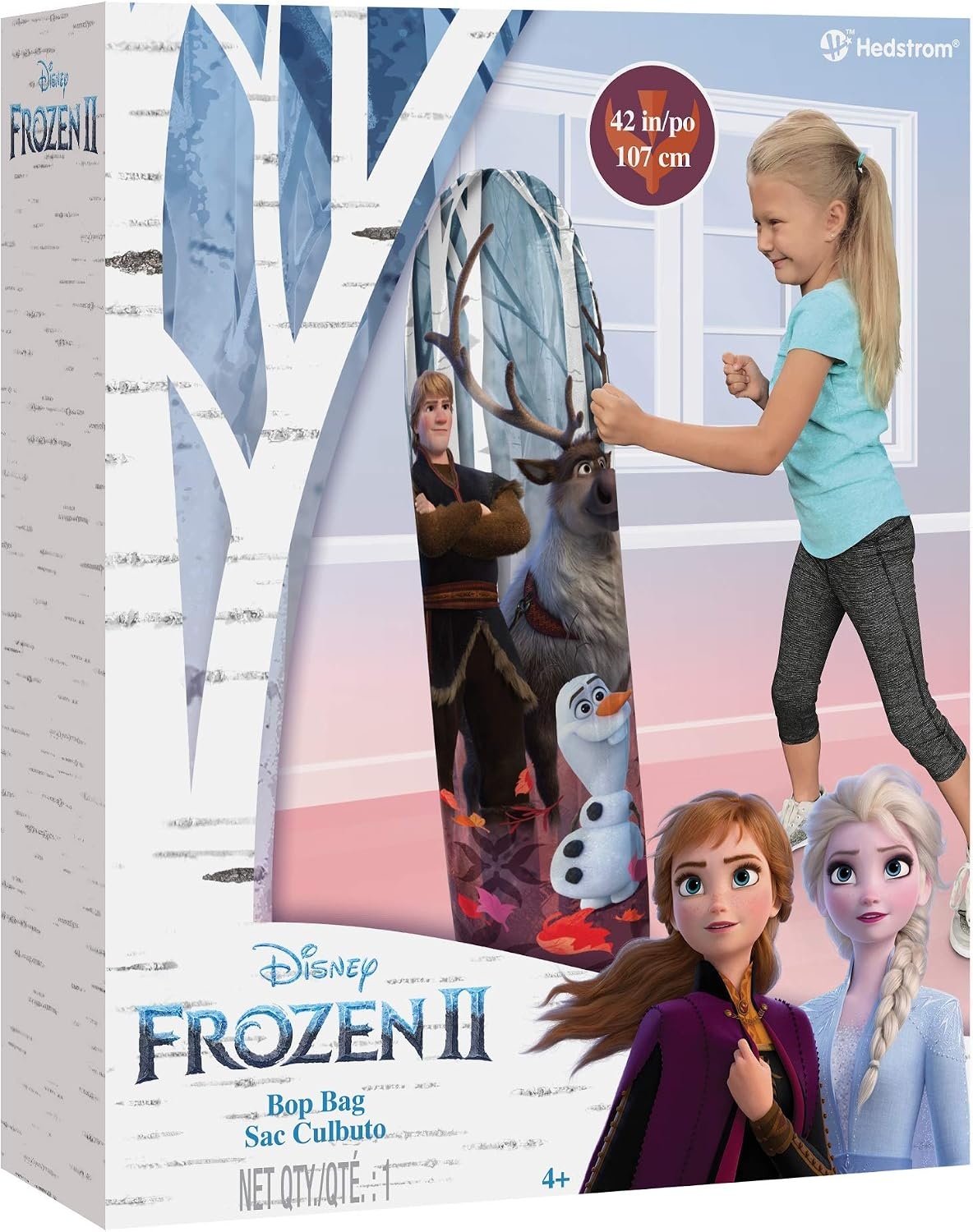Hedstrom Marvel Avengers Bop Bag Inflatable Punching Bag, 36 Inch, (56-9106)(Disney Frozen)