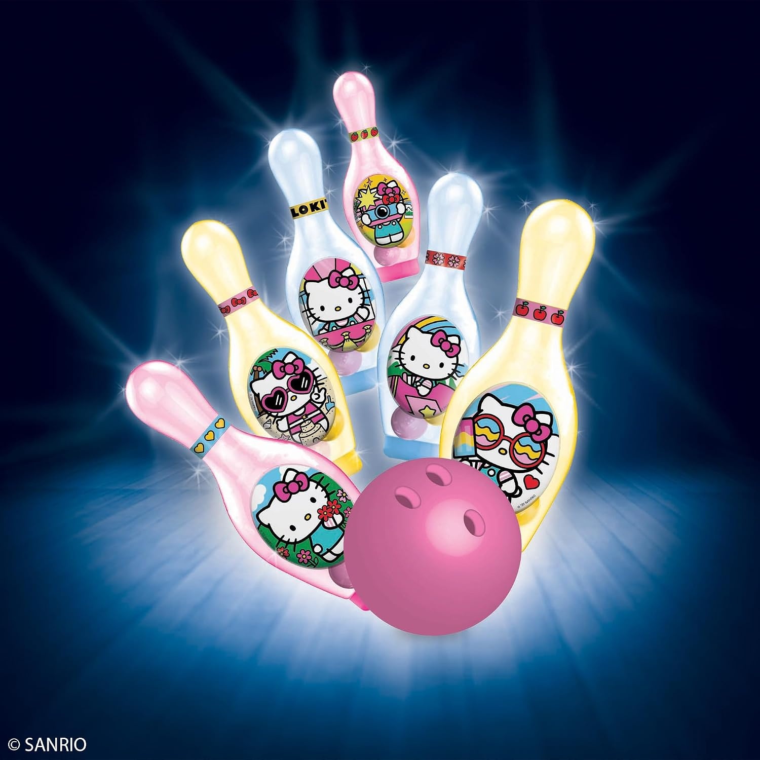 Hedstrom Light Up Bowling Set Game, Spidey & Friends(Hello Kitty) - view 3
