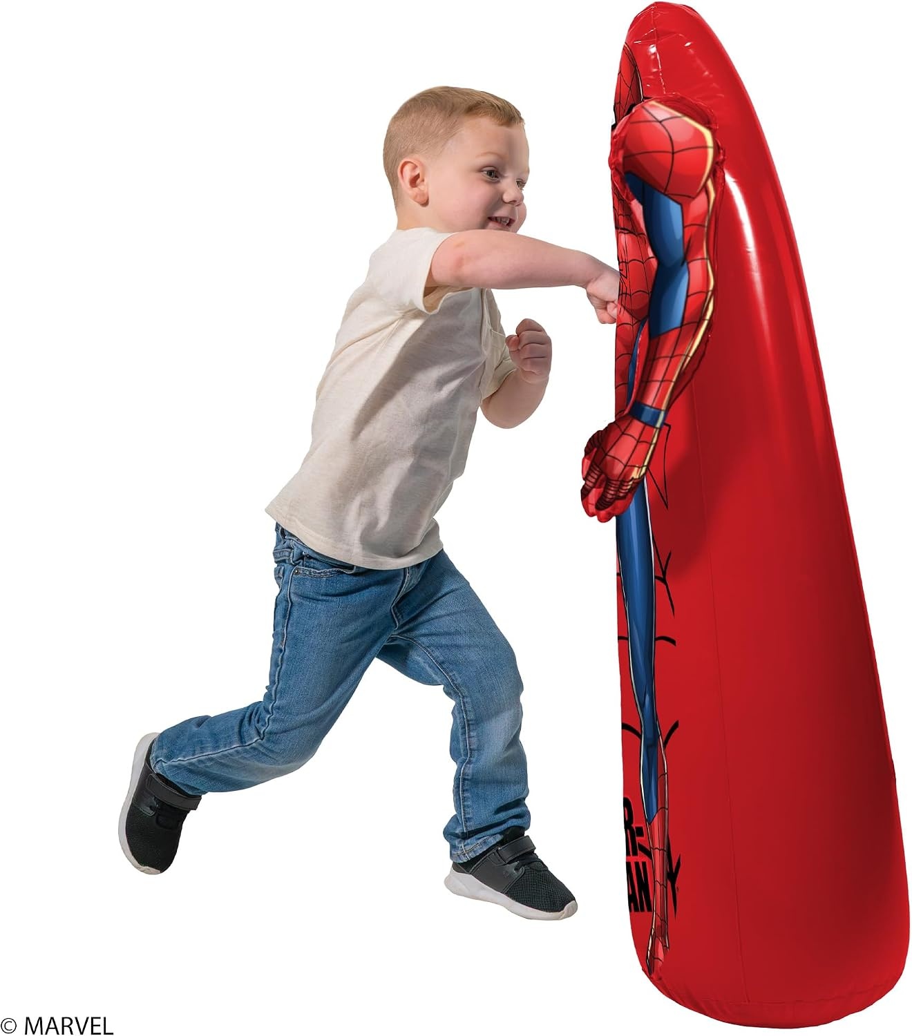 Marvel Spider-Man Shaped Bop Bag – Inflatable Punching Bag, Inflates to 42 Inches - view 4
