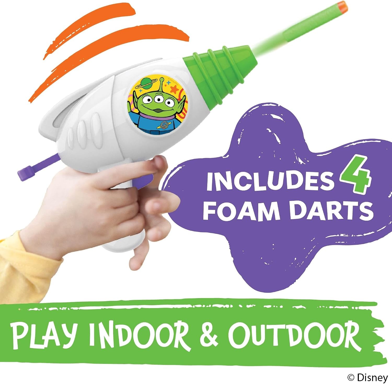 Toy Story Buzz Lightyear Foam Dart Blaster with 4 Foam Darts - view 3