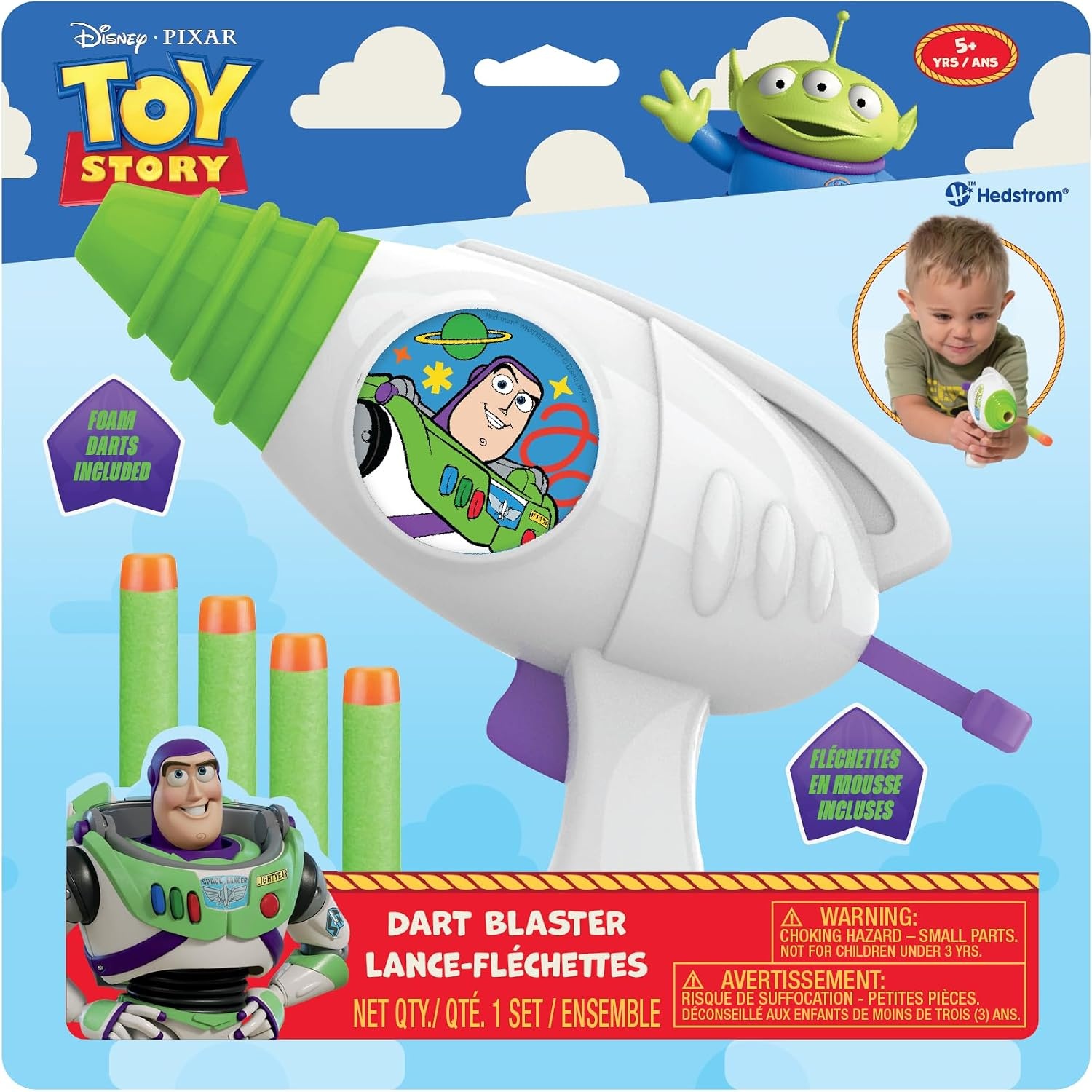 Toy Story Buzz Lightyear Foam Dart Blaster with 4 Foam Darts - view 5
