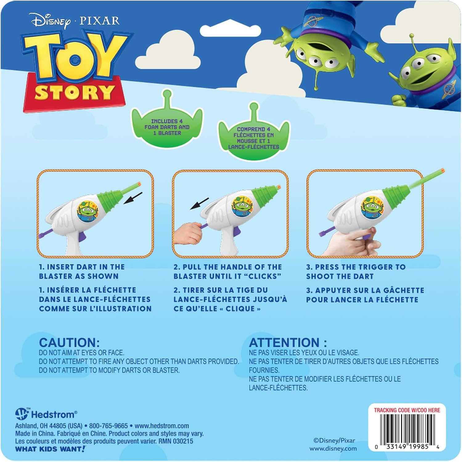 Toy Story Buzz Lightyear Foam Dart Blaster with 4 Foam Darts - view 6