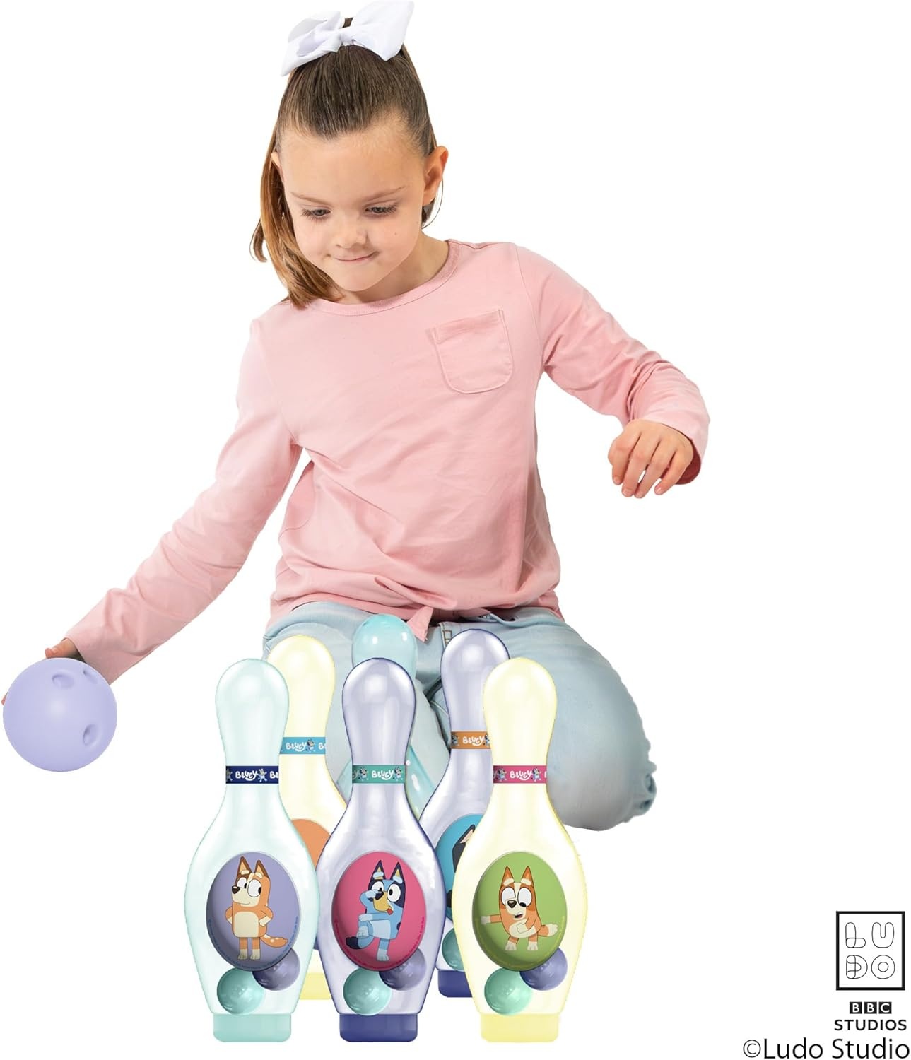 Hedstrom Light Up Bowling Set Game, Spidey & Friends(Bluey) - view 2