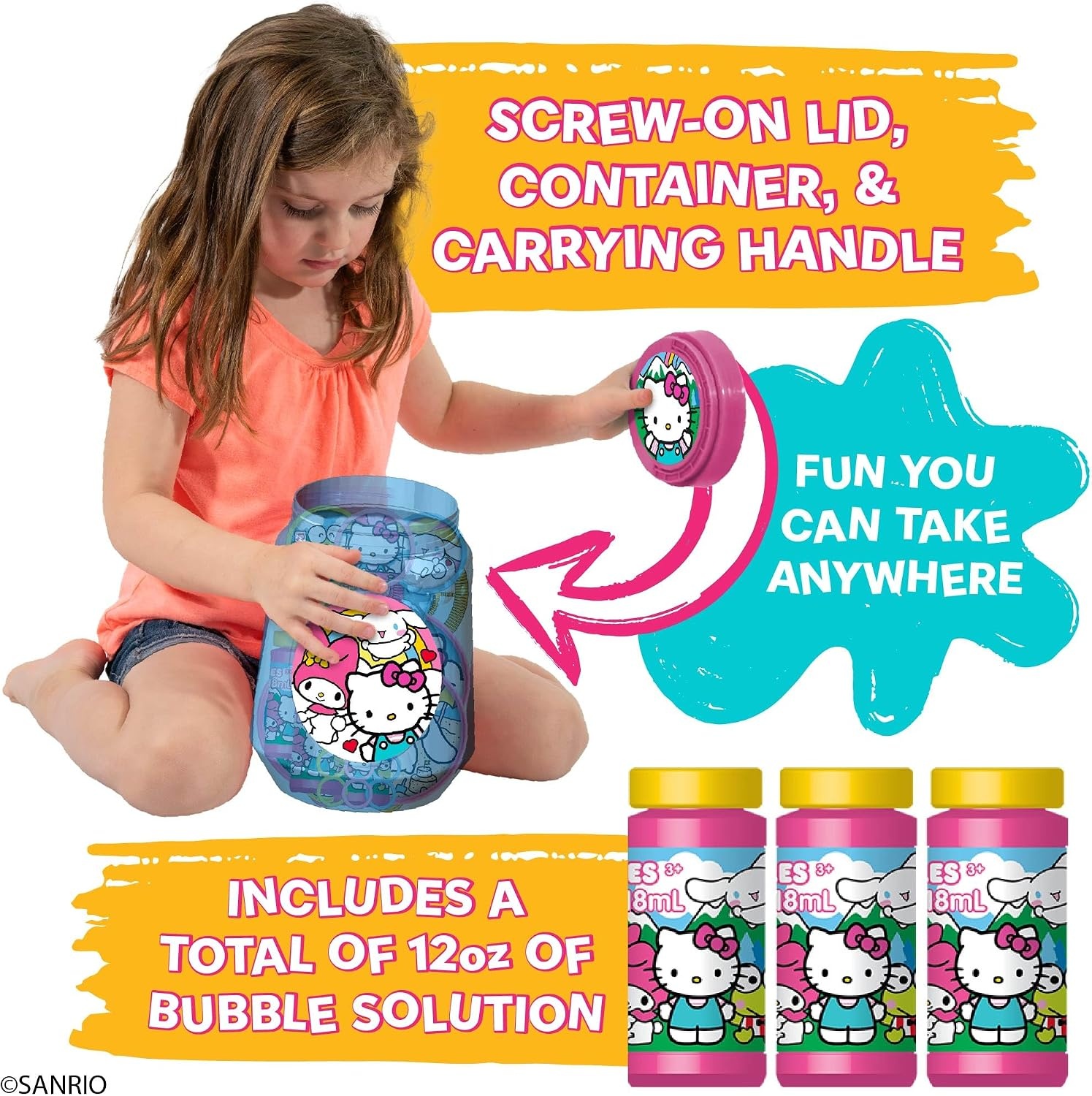 Hello Kitty & Friends Bubble Jar - view 3