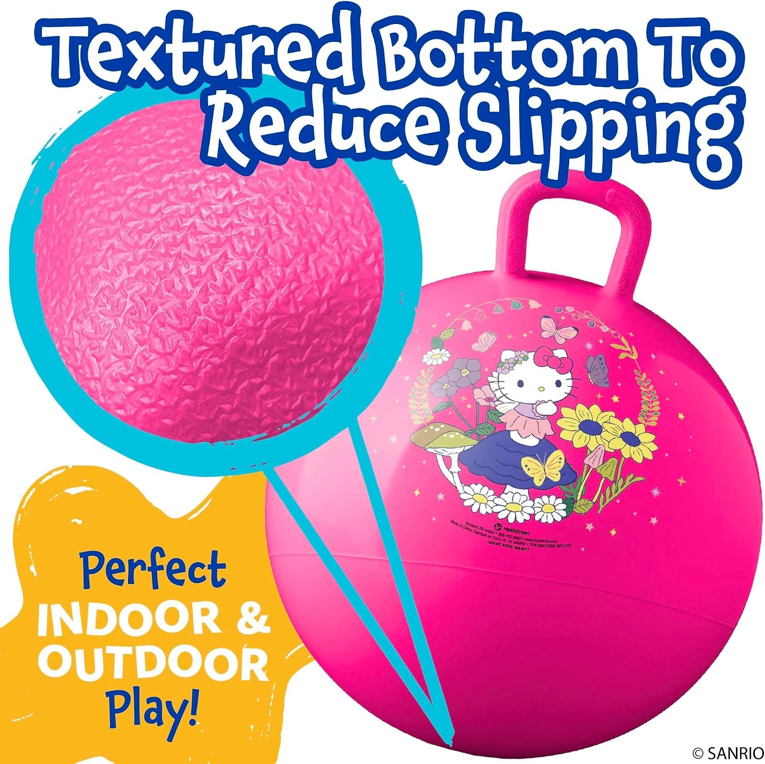 Hedstrom Hopper Ball, Jumping Ball for Kids, 15 Inch, Mickey Mouse(Hello Kitty) - view 5