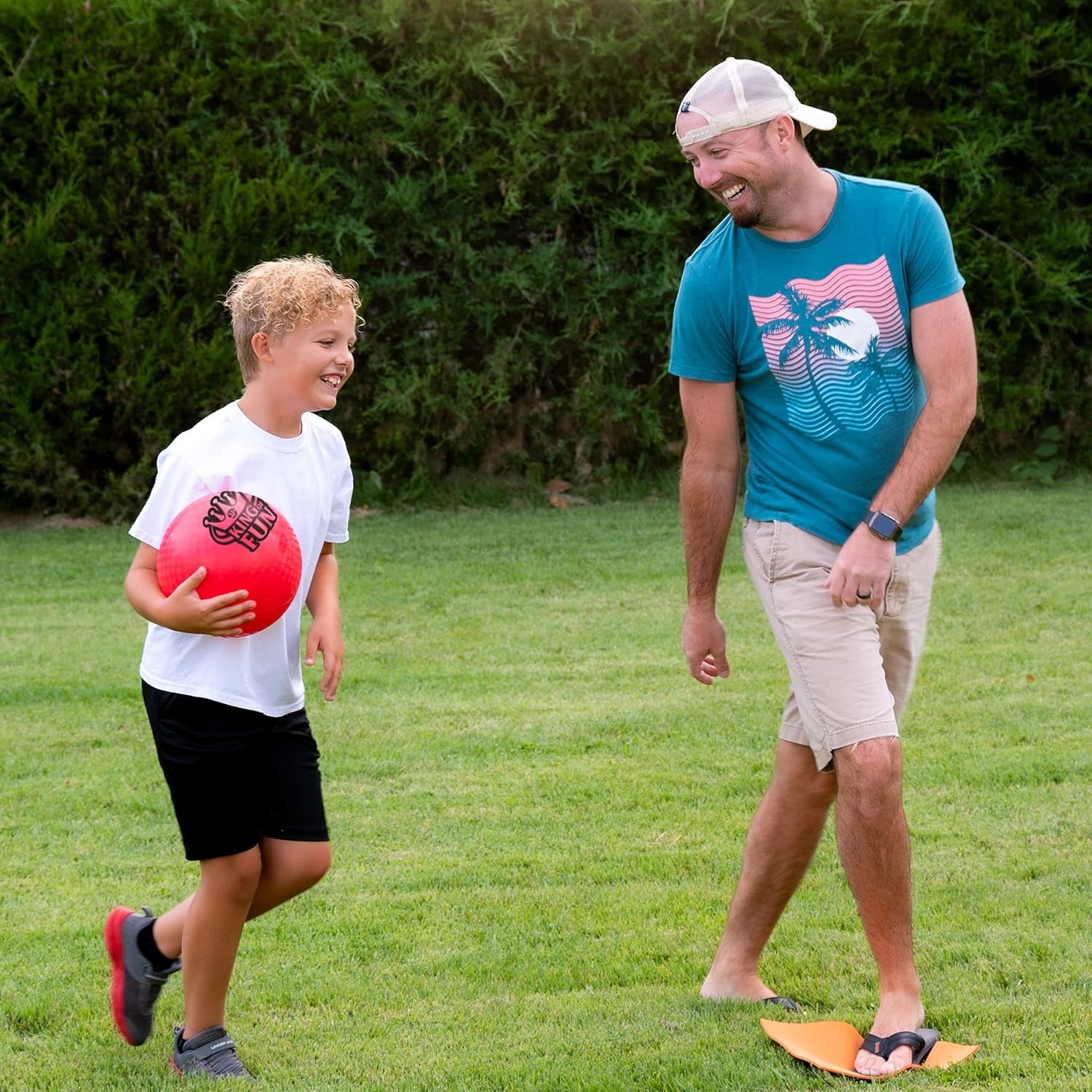 Hedstrom King of Fun Jumbo Kickball Set, Red - view 2