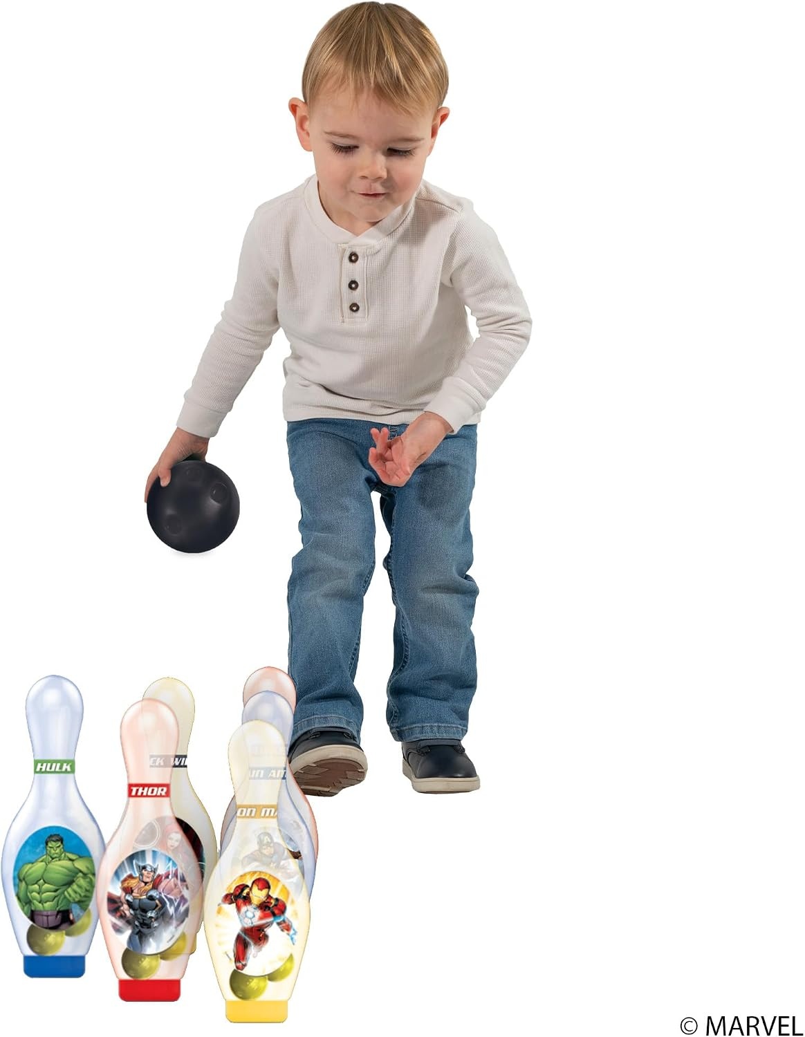 Hedstrom Light Up Bowling Set Game, Spidey & Friends(Marvel Avengers) - view 2