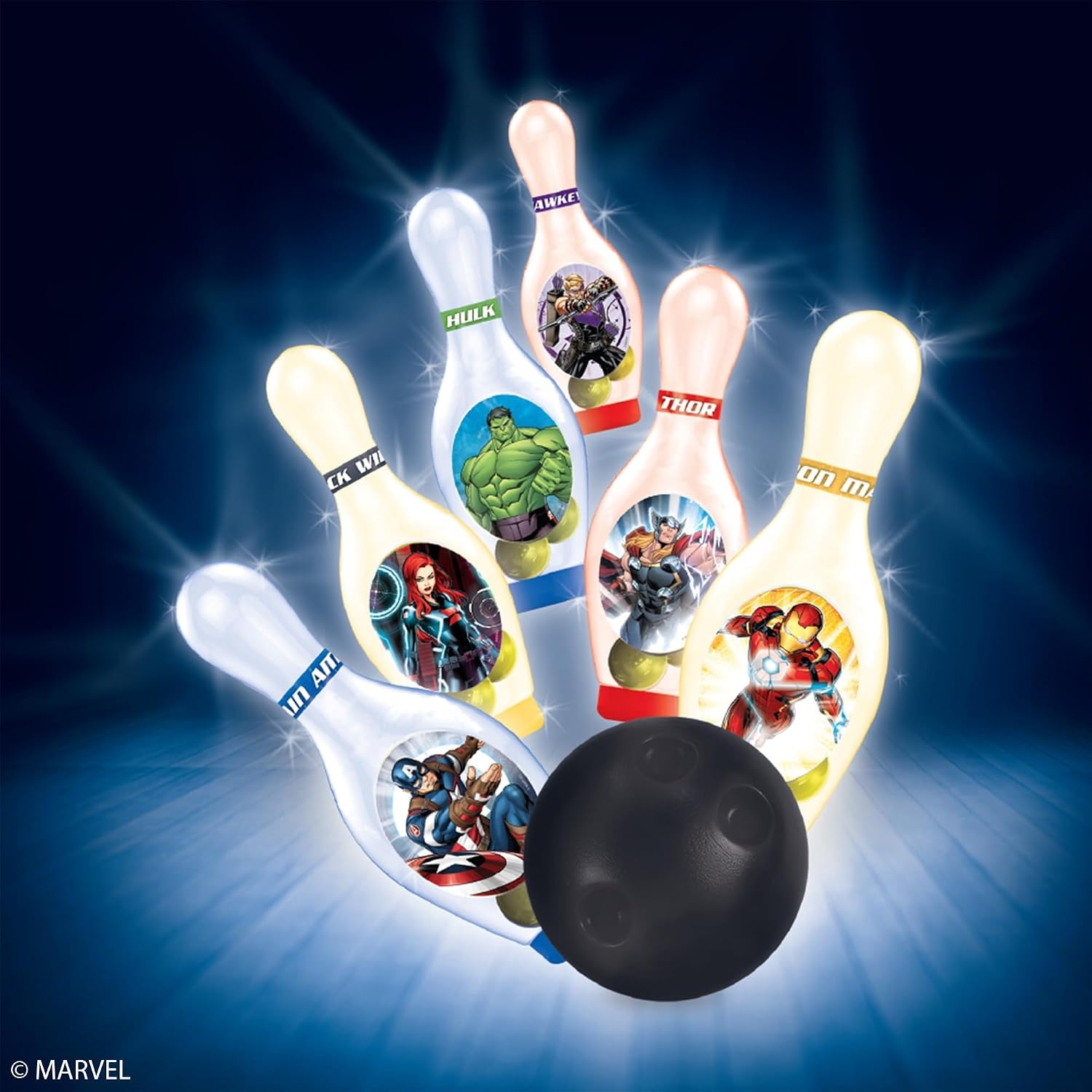Hedstrom Light Up Bowling Set Game, Spidey & Friends(Marvel Avengers) - view 3