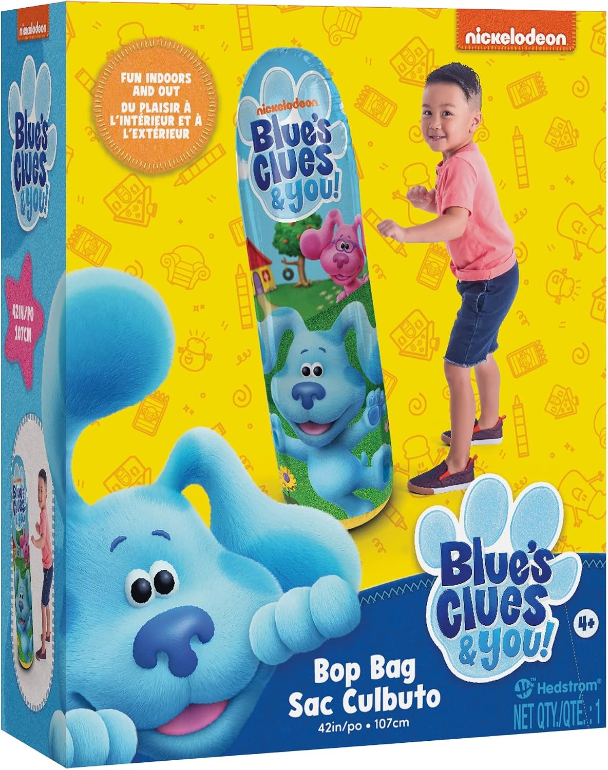 Hedstrom Marvel Avengers Bop Bag Inflatable Punching Bag, 36 Inch, (56-9106)(Blue’s Clues)