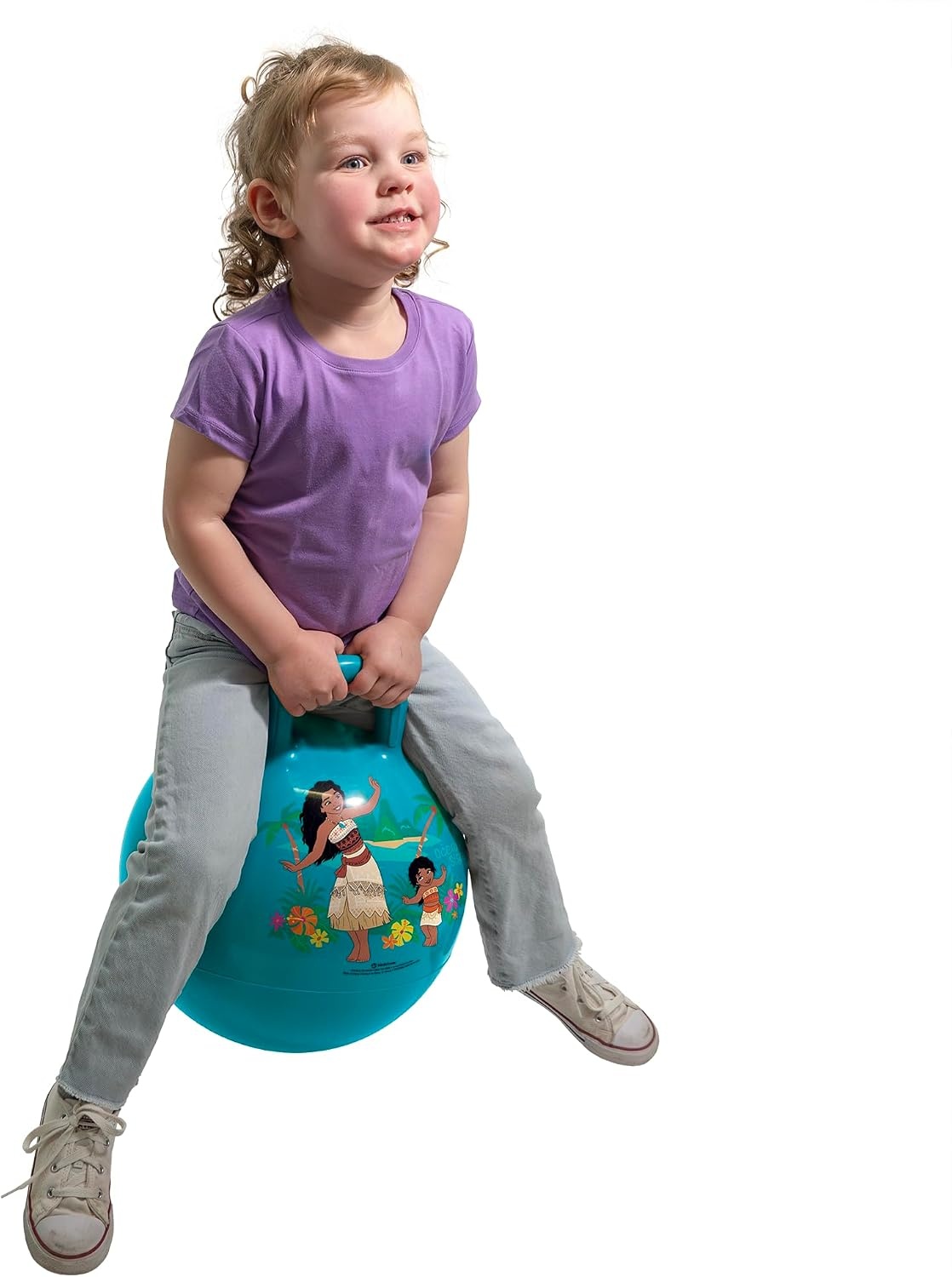 Hedstrom Hopper Ball, Jumping Ball for Kids, 15 Inch, Bluey(Moana 2) - view 3