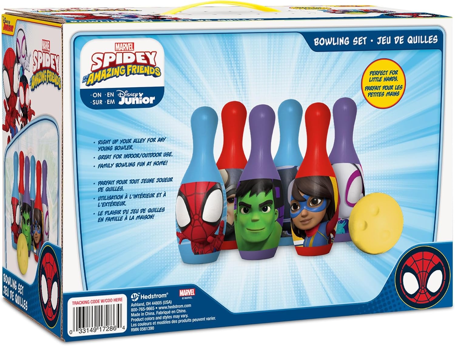 Hedstrom Bowling Set, Spidey and his Amazing Friends (52-40002BX)