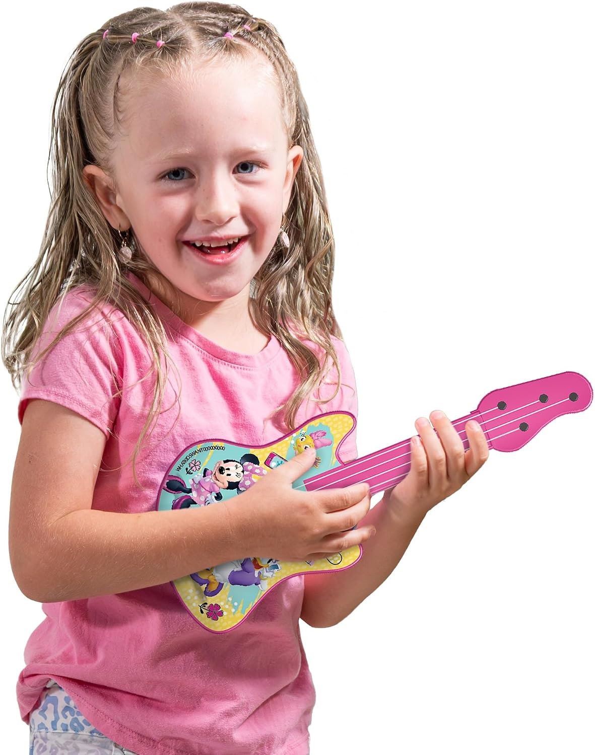 Disney Junior Minnie Mouse Extra Large Music Set – 7 Piece Set Includes Maracas, Flute Recorder, Tambourine, Whistle, Guitar & Echo Microphone - view 5