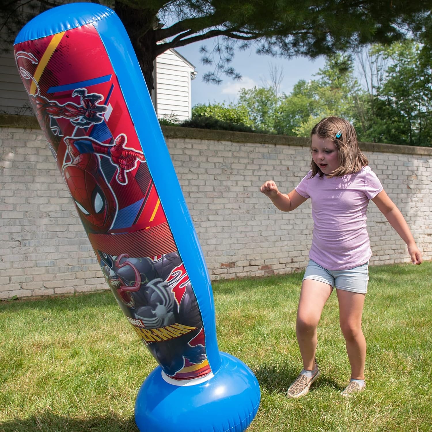 Hedstrom Marvel Avengers Bop Bag Inflatable Punching Bag, 36 Inch, (56-9106)(Spiderman) - view 8