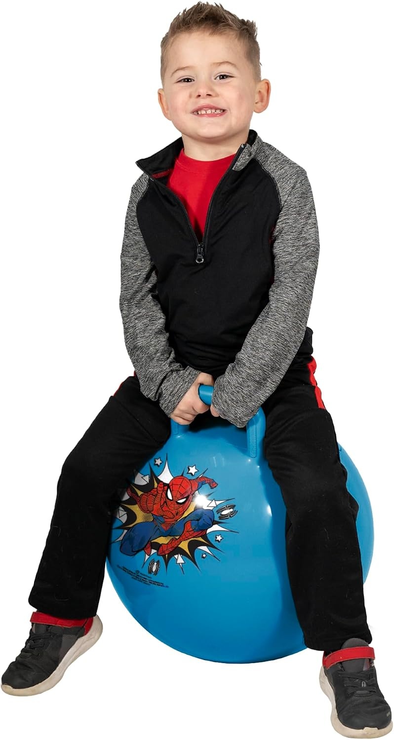 Hedstrom Marvel Spiderman 15 Inch Hopper Ball, Jumping Ball for Kids Blue, 55-97065(Blue Spiderman) - view 2