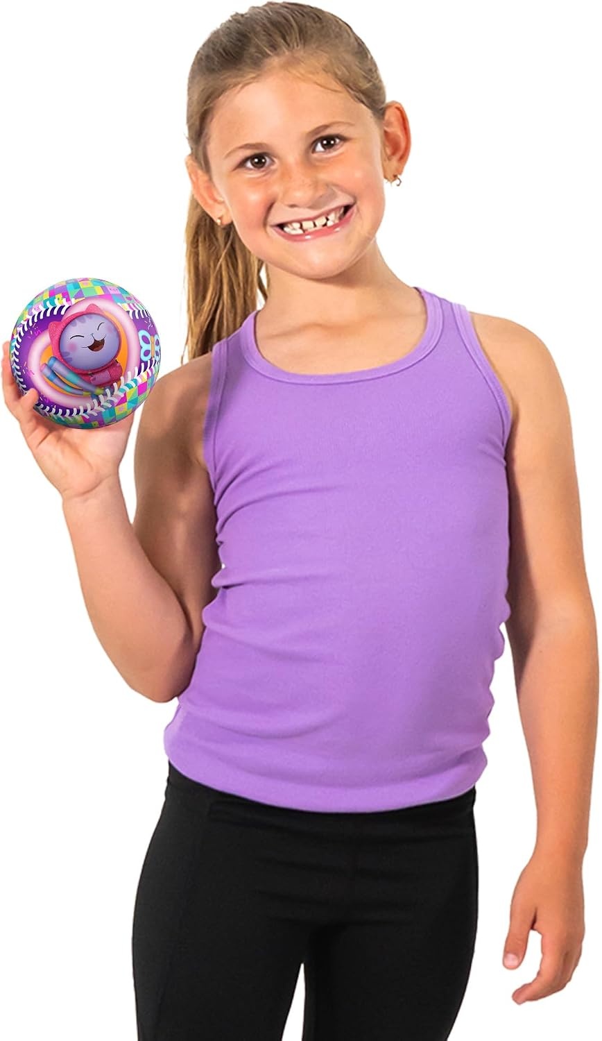 Gabby’s Dollhouse 3 Pack Foam Sport Ball Assortment – Football, Basketball & Baseball - view 5