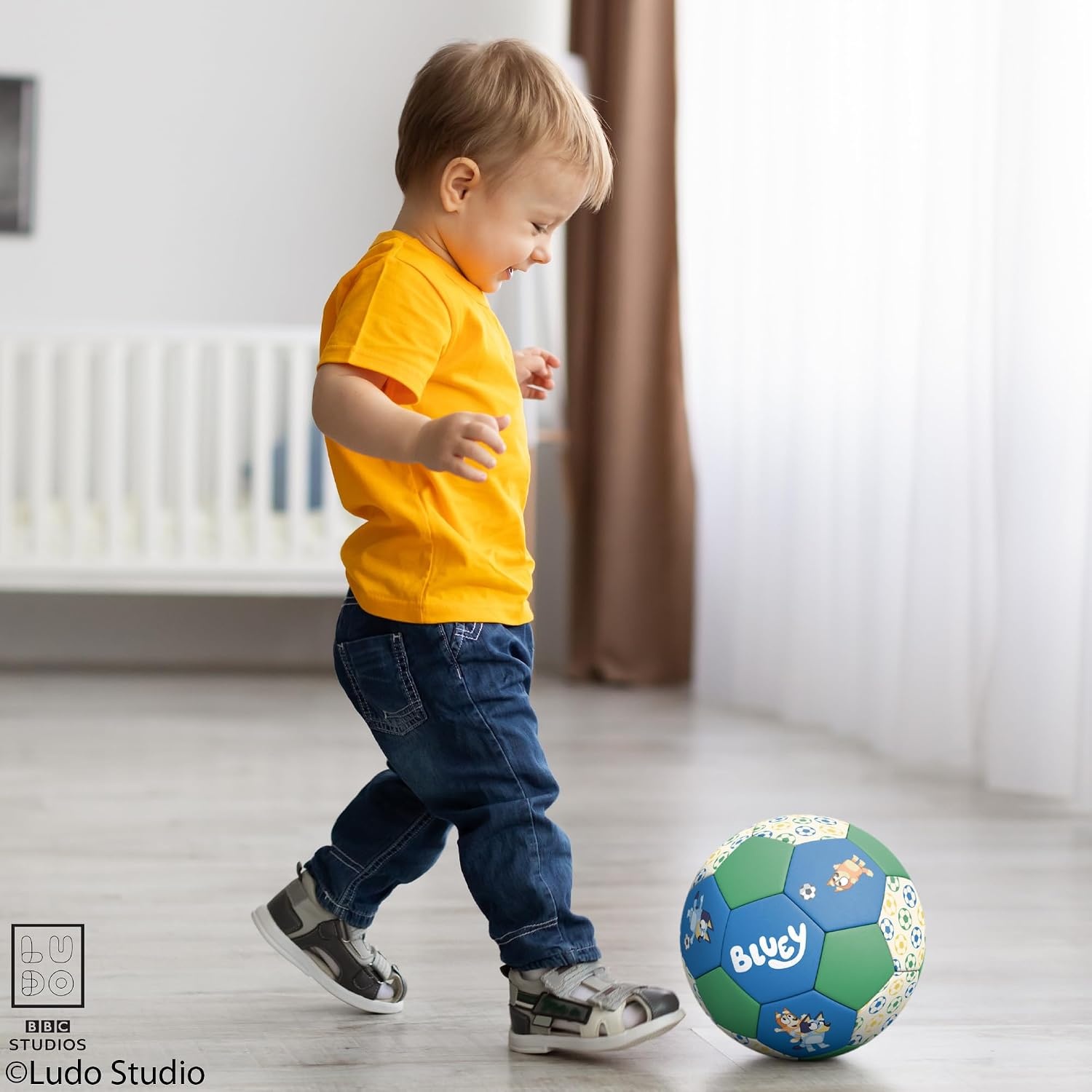 Soccer Ball 7 Inch for Kids 3+ Years Old, Ships Deflated, Bluey Jr(Bluey Jr) - view 3