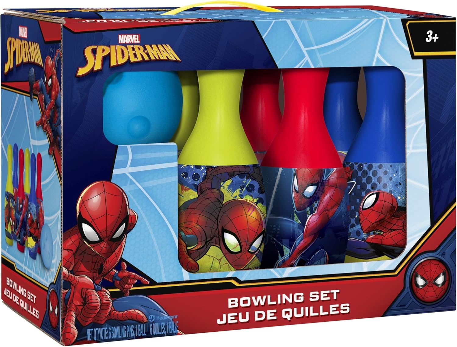 Hedstrom Kids Bowling Set, Spider-Man (52-40001BX)(Spider-Man)